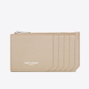 Saint Laurent Credit Card Wallet with Box